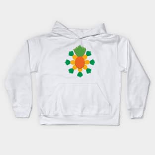 Pineapple Wreath Kids Hoodie